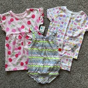 Garanimals Pink and Multicolor Kids Matching Sets
